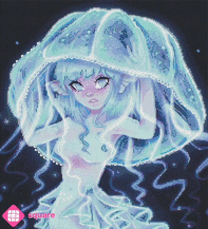 Diamond Painting - Nimeryart - Jellyfish girl