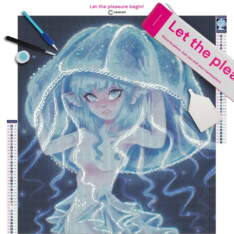 Diamond Painting - Nimeryart - Jellyfish girl