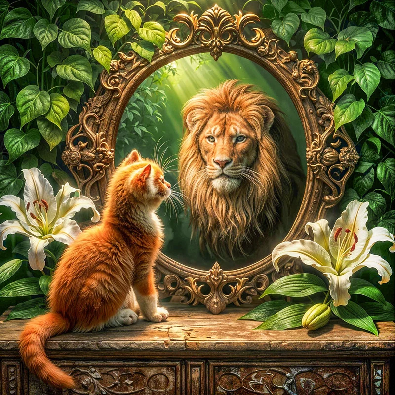 5D Diamond Painting – Spiegelmut