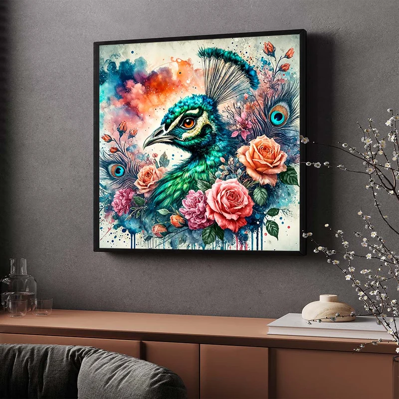 5D Diamond Painting – Rosenfeder