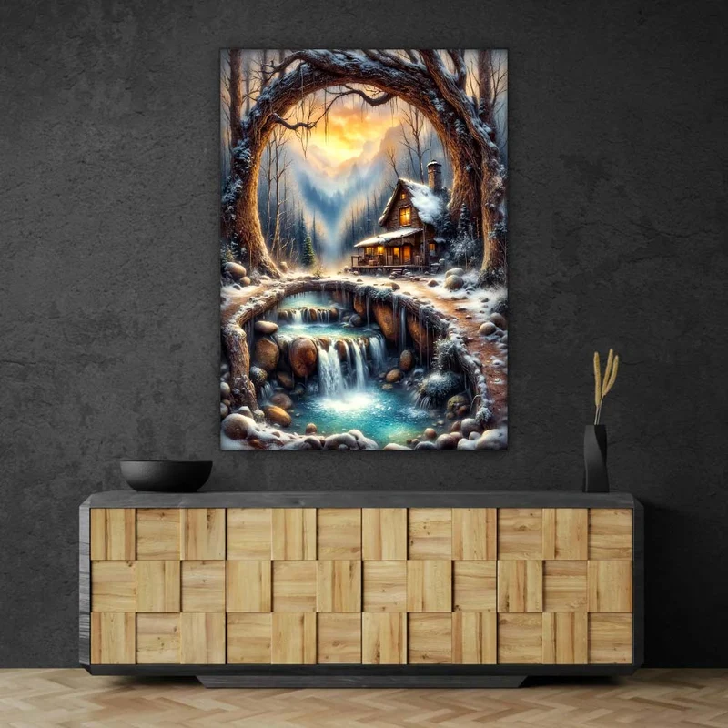 5D Diamond Painting – Winterherz der Einsamkeit