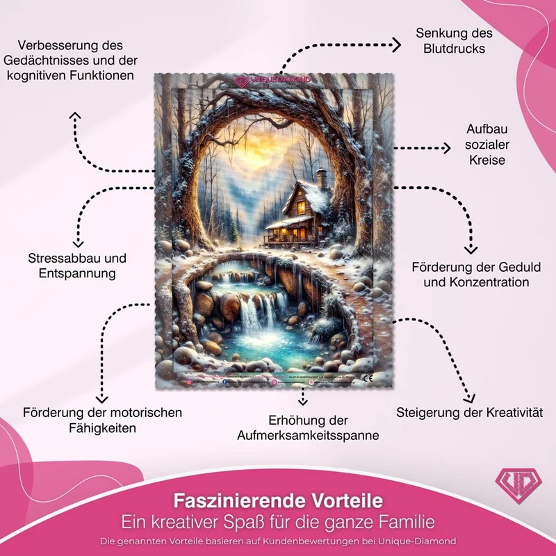 5D Diamond Painting – Winterherz der Einsamkeit