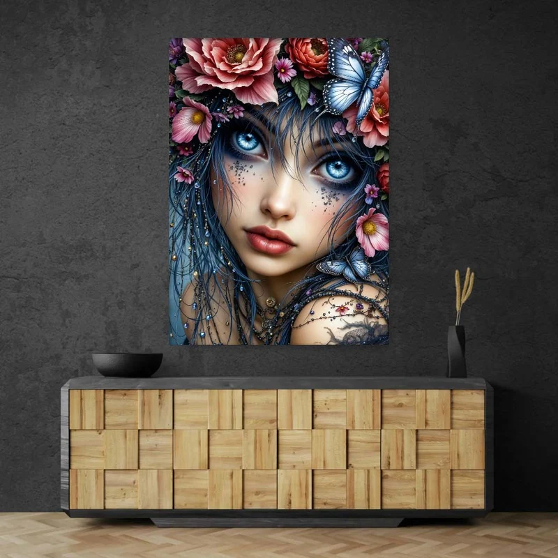 5D Diamond Painting – Blütenorakel der Ewigkeit
