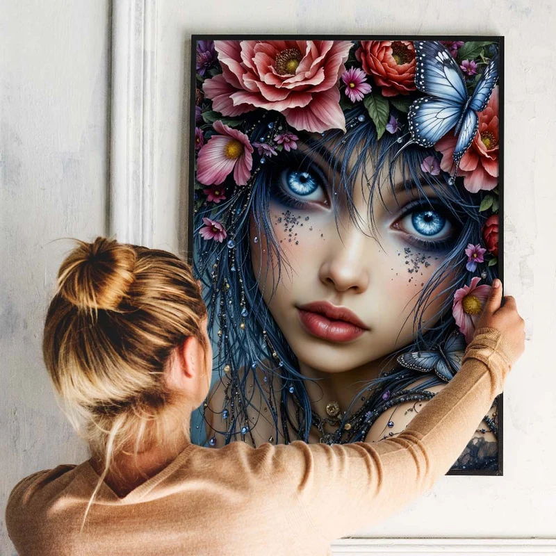 5D Diamond Painting – Blütenorakel der Ewigkeit