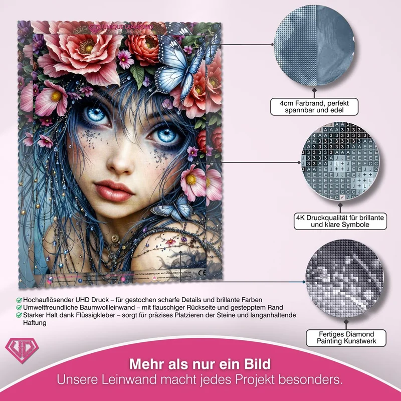 5D Diamond Painting – Blütenorakel der Ewigkeit