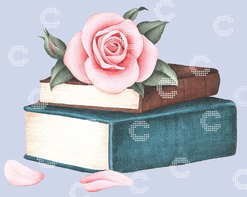 Diamond Painting - Myno Varela - Rose & Books