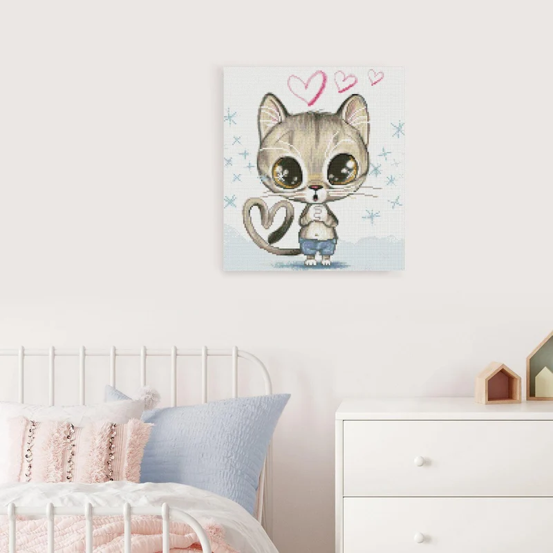 Diamond Painting - Mine Azimutée - Chaton kawaii