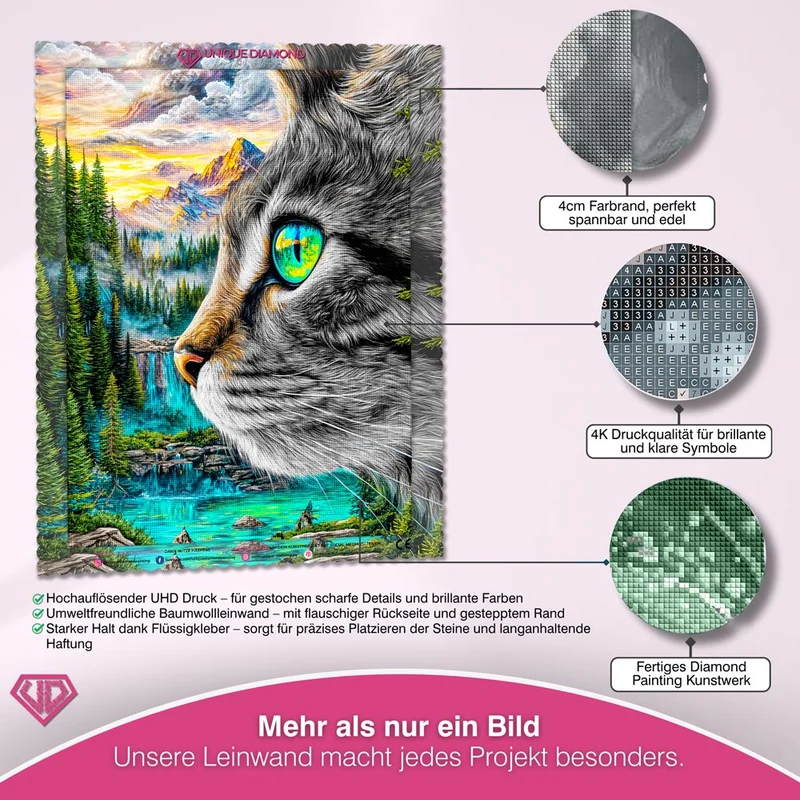 5D Diamond Painting – Aurora, Hüterin der Berge
