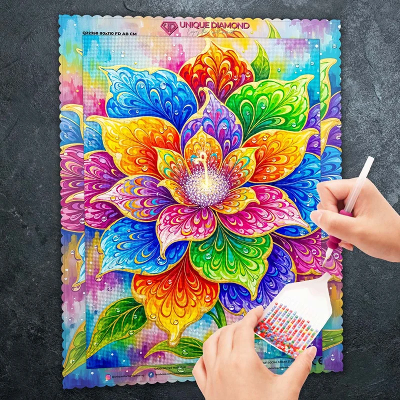 5D Diamond Painting – Floravida Magie der Farben