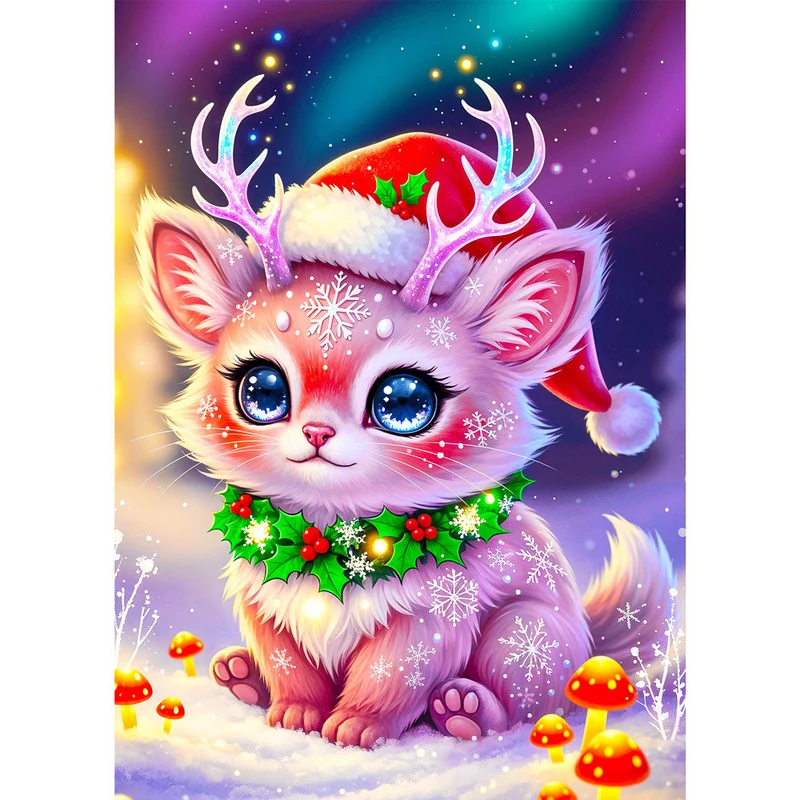 5D Diamond Painting – Liora im Weihnachtswald