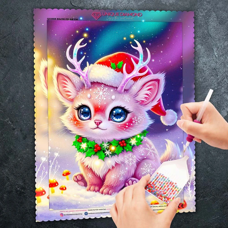 5D Diamond Painting – Liora im Weihnachtswald