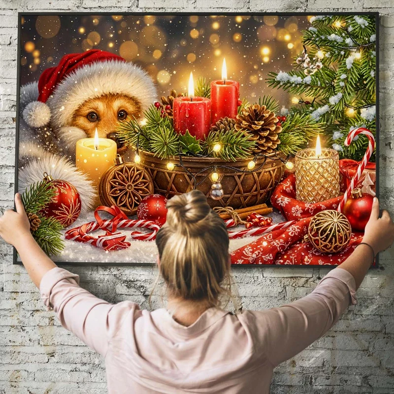 5D Diamond Painting – Lumi – Weihnachtszauber im Kerzenlicht