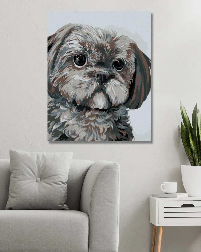 Diamond painting - HUNDCHEN (MYROSLAVA VOLOSCHUK)