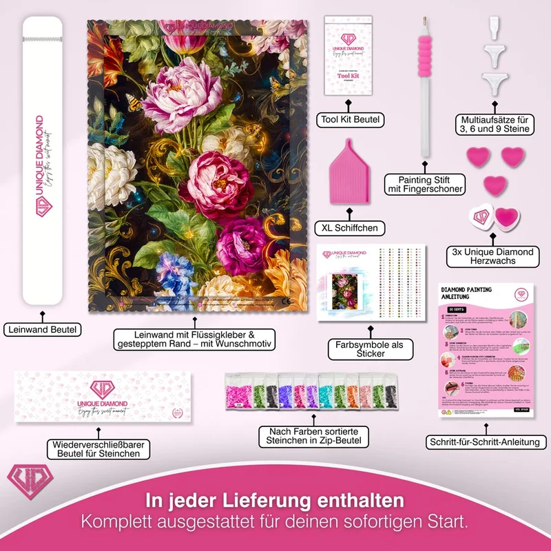 5D Diamond Painting – Floranza