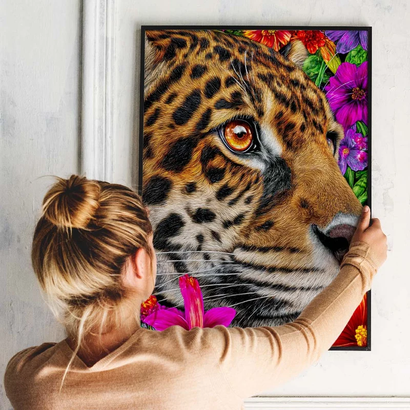 5D Diamond Painting – Solana - Wächterin des Dschungels