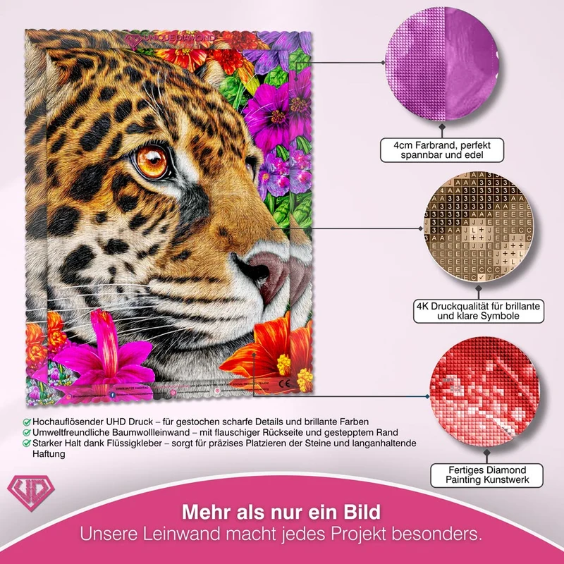 5D Diamond Painting – Solana - Wächterin des Dschungels