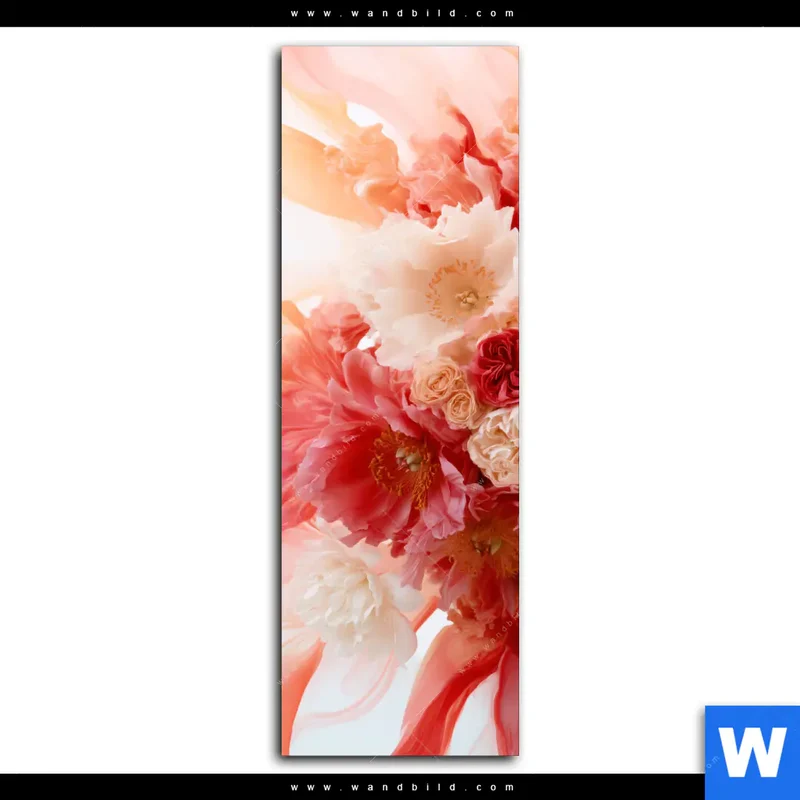 Acrylglasbild | Florale Explosion | Schmal