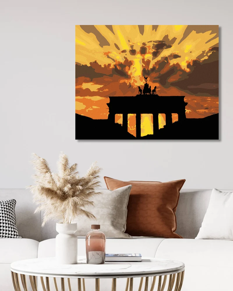 Diamond painting - SONNENUNTERGANG IN BERLIN