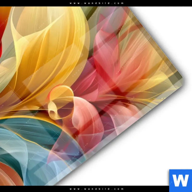 Acrylglasbild | Leuchtende Lilienträume | Hochformat