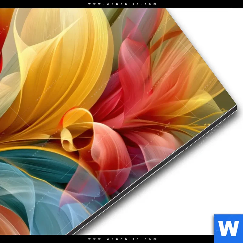 Alu-Dibond Bild | Leuchtende Lilienträume | Hochformat
