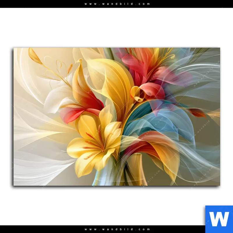 Leinwandbild | Leuchtende Lilienträume | Querformat