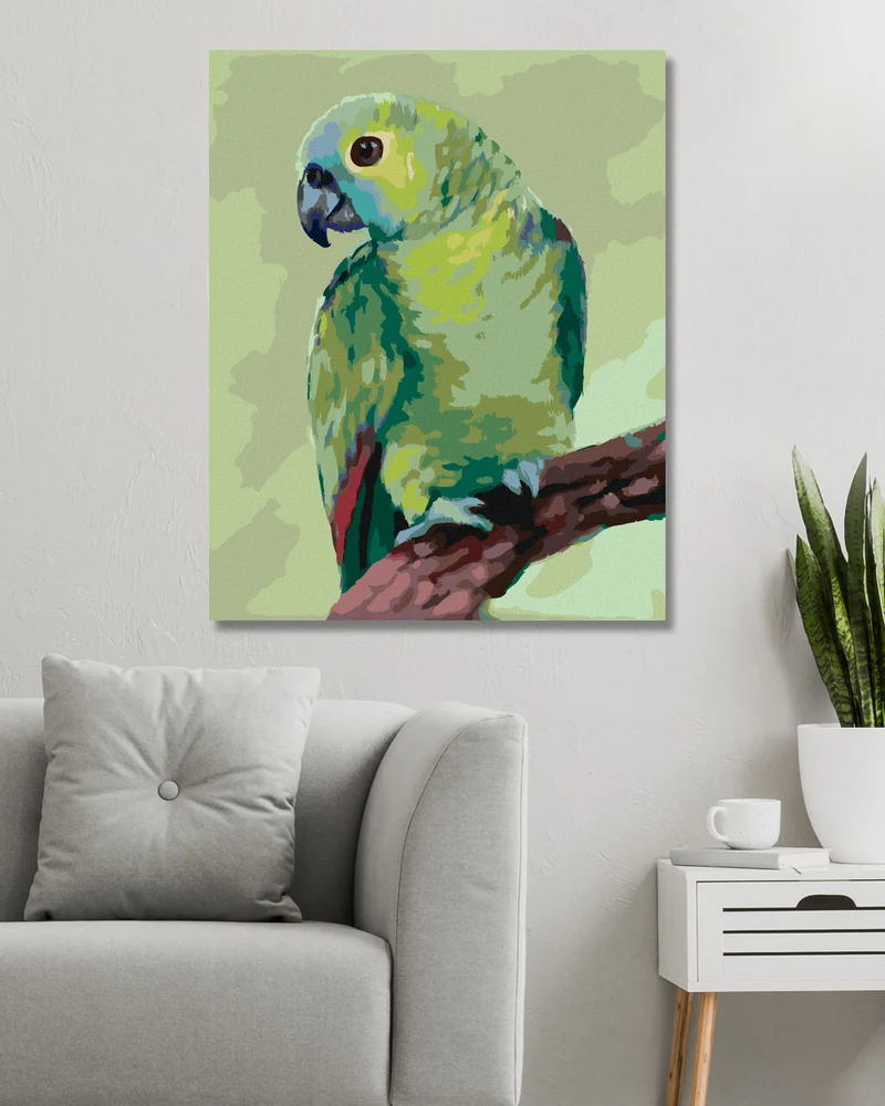 Diamond painting - PAPAGEI (MYROSLAVA VOLOSCHUK)