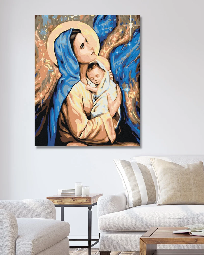 Diamond painting - JUNGFRAU MARIA MIT JESUS