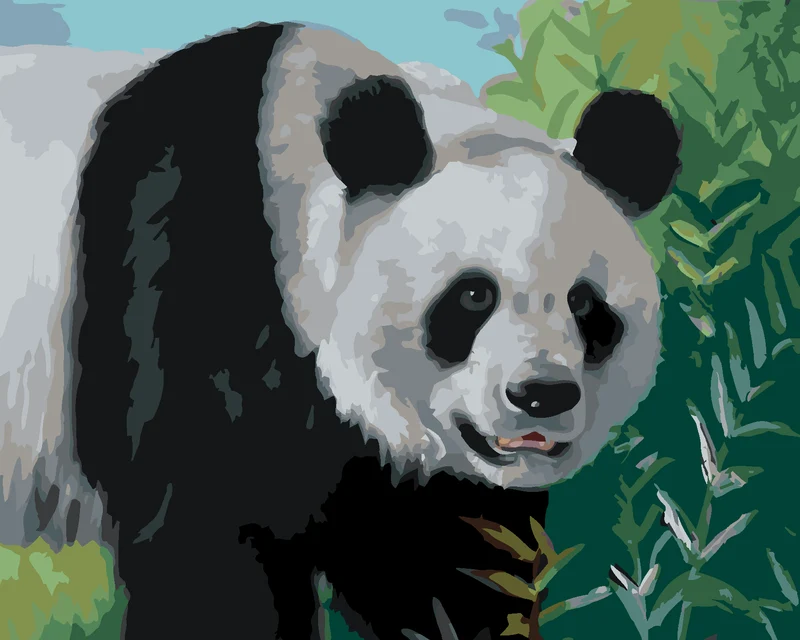 Diamond painting - PANDA (D. RUSTY RUST)
