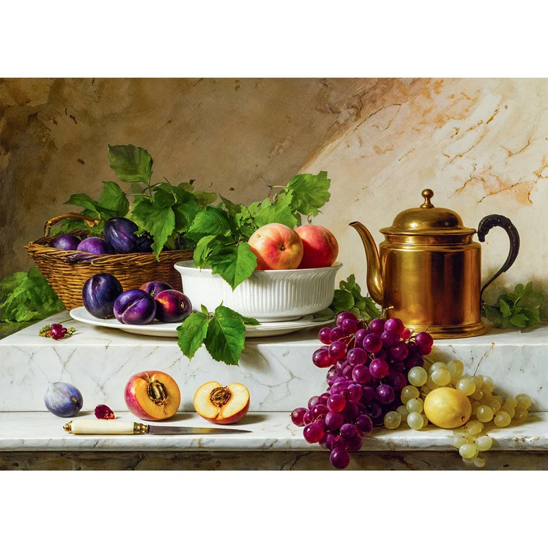 5D Diamond Painting – Klassisches Früchtestillleben