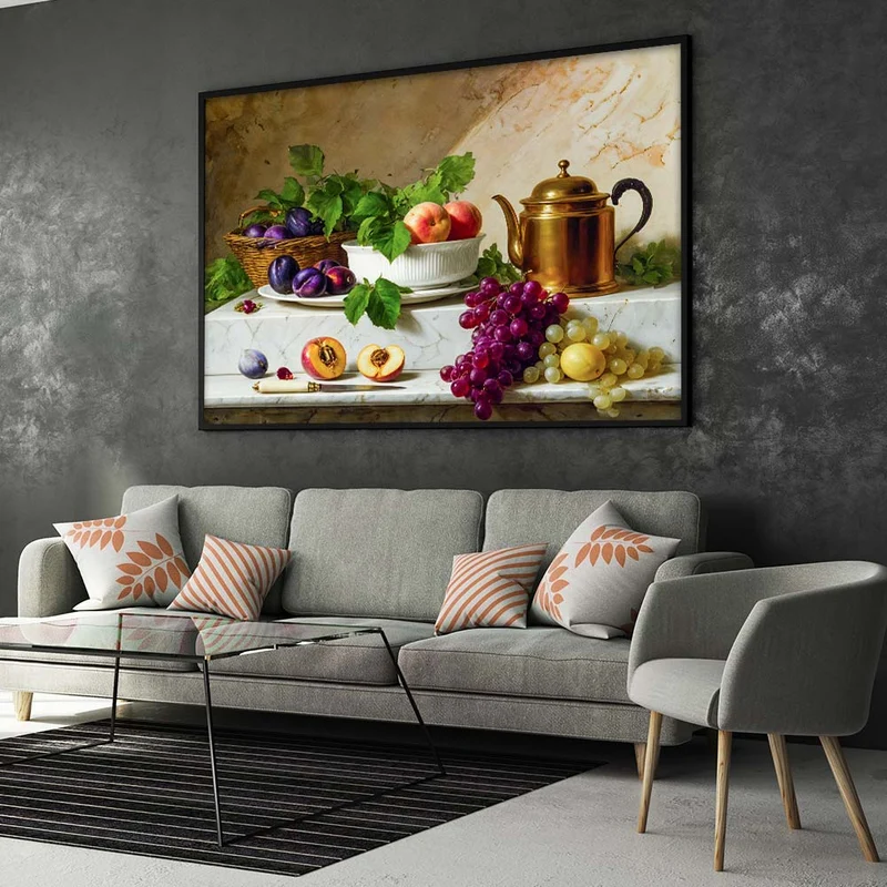 5D Diamond Painting – Klassisches Früchtestillleben