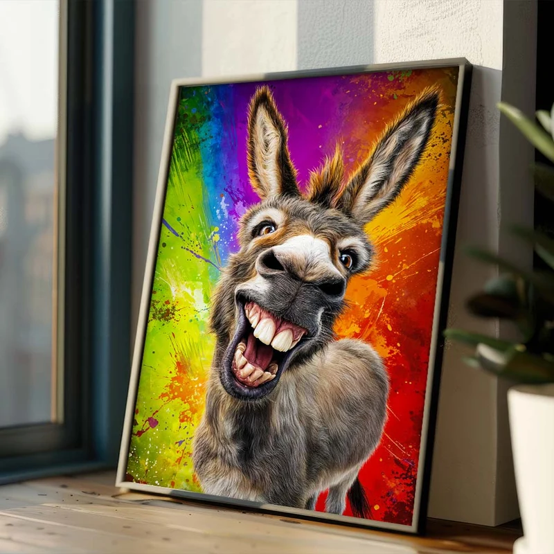 5D Diamond Painting – Lachflash mit Larry