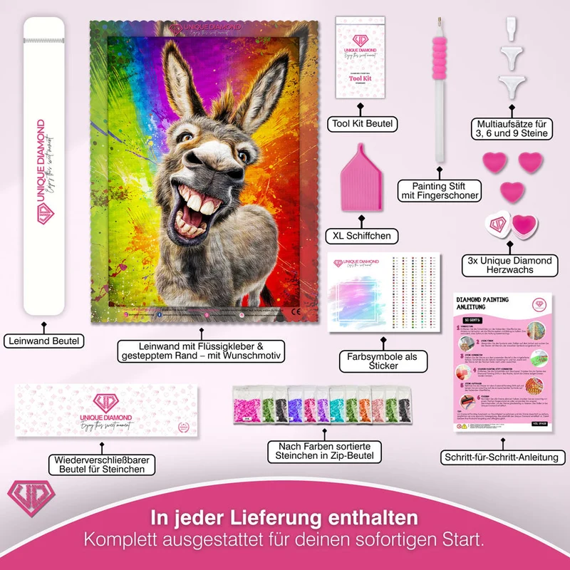 5D Diamond Painting – Lachflash mit Larry