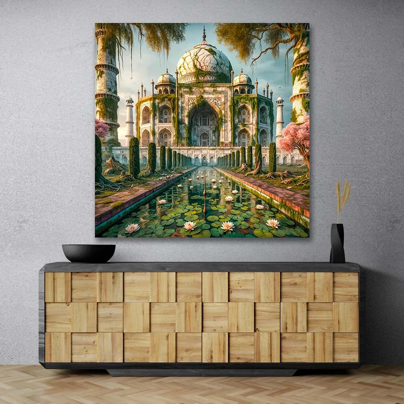 5D Diamond Painting – Tempel der Vergessenen Blüte