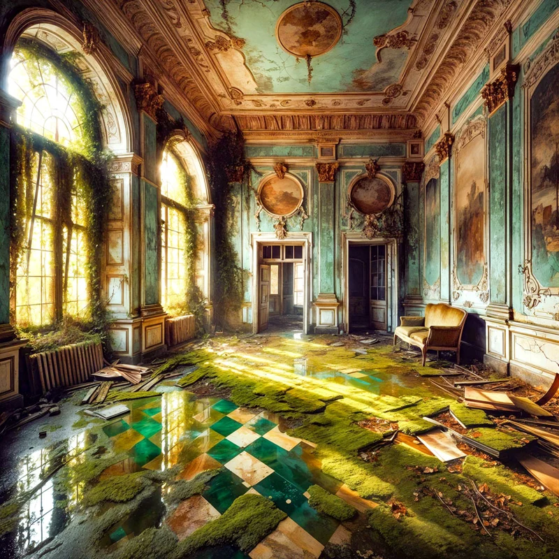 5D Diamond Painting – Das Vergessene Sonnenzimmer von Virellia