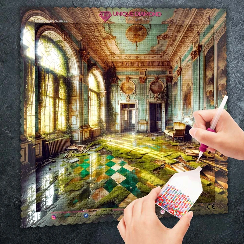5D Diamond Painting – Das Vergessene Sonnenzimmer von Virellia