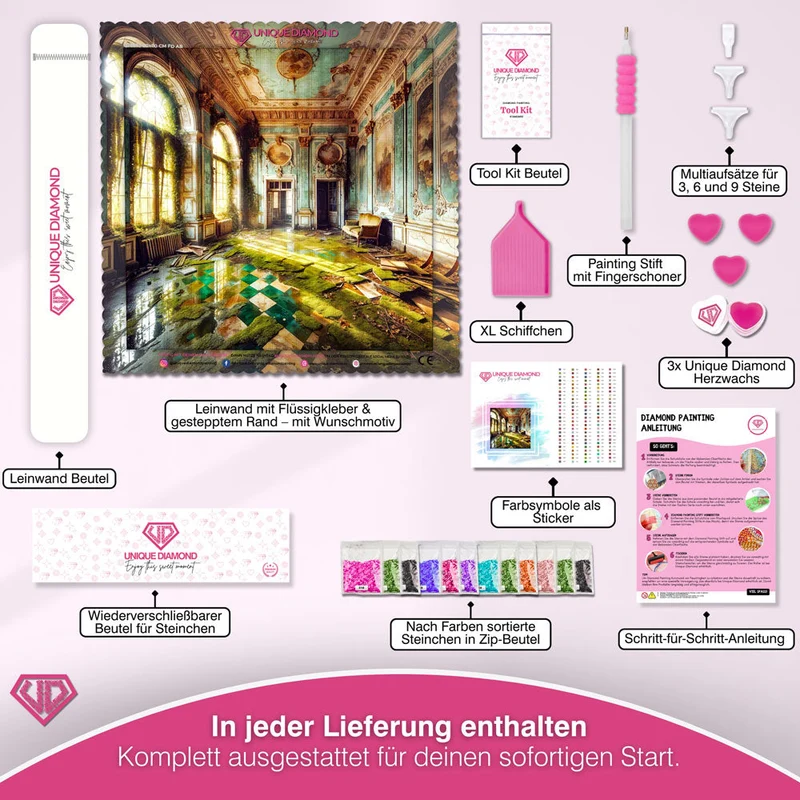 5D Diamond Painting – Das Vergessene Sonnenzimmer von Virellia