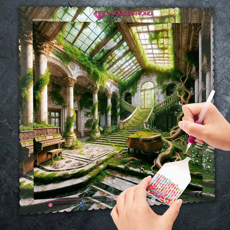 5D Diamond Painting – Seraphinas Vergessenes Refugium