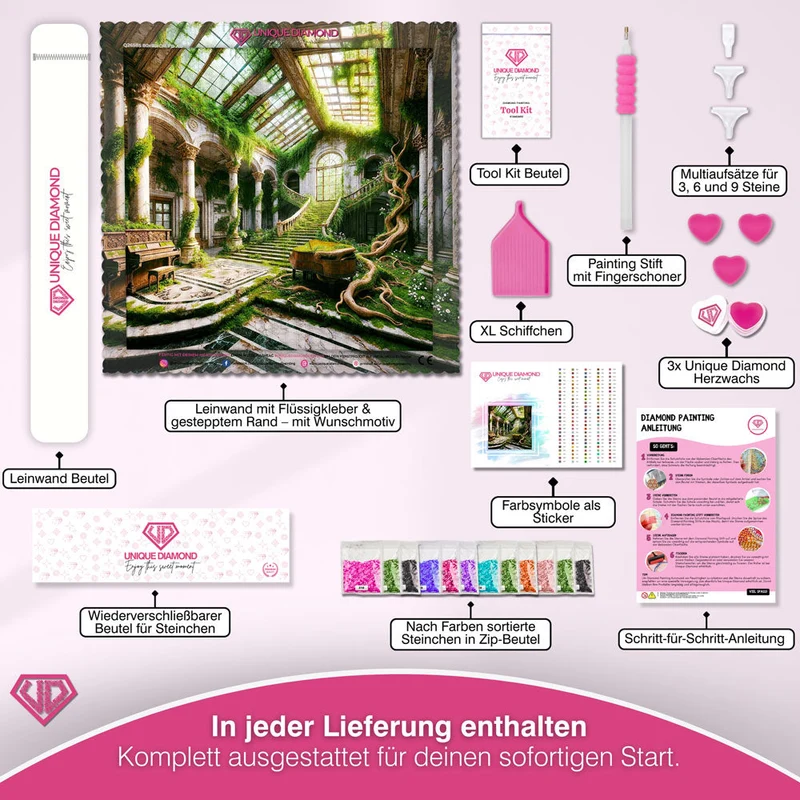 5D Diamond Painting – Seraphinas Vergessenes Refugium