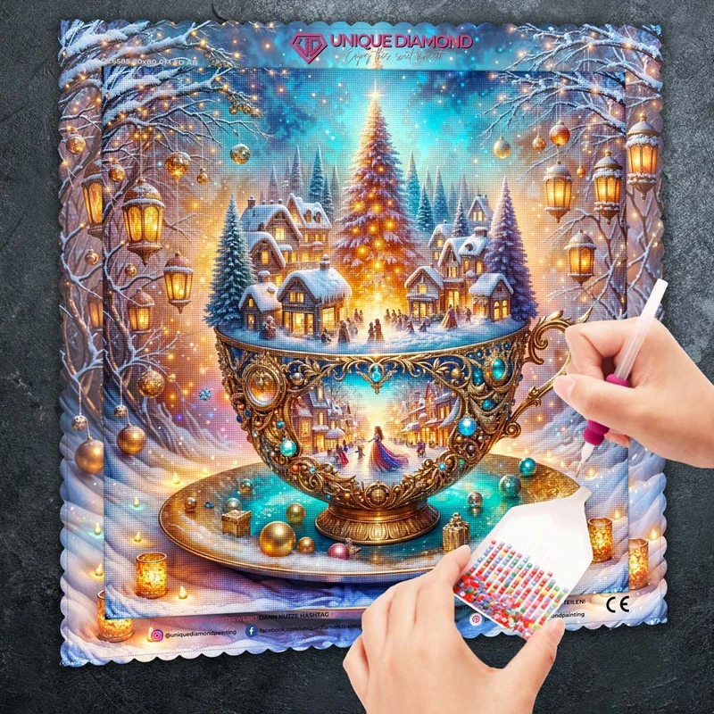 5D Diamond Painting – Lumina’s Winterträumerei