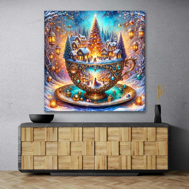 5D Diamond Painting – Lumina’s Winterträumerei
