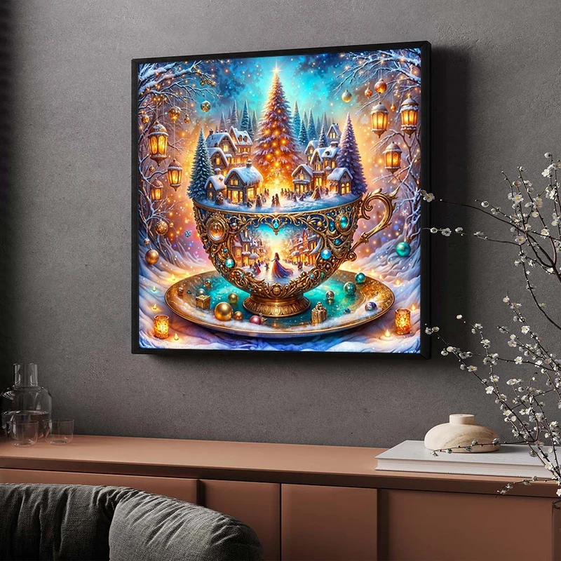 5D Diamond Painting – Lumina’s Winterträumerei