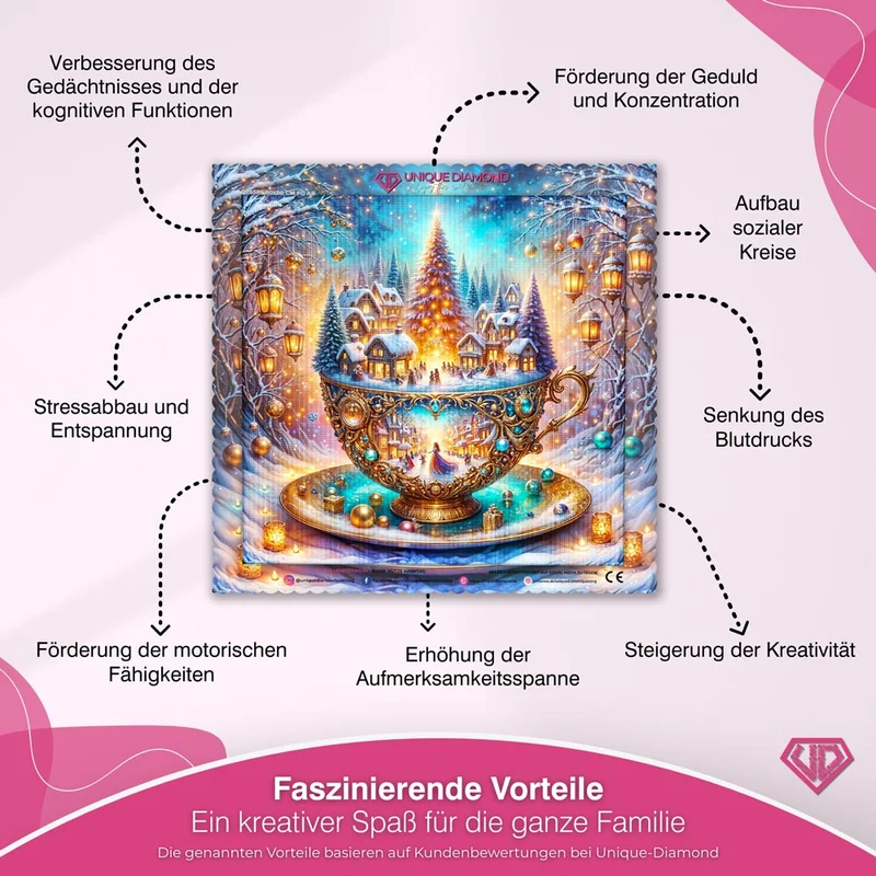 5D Diamond Painting – Lumina’s Winterträumerei