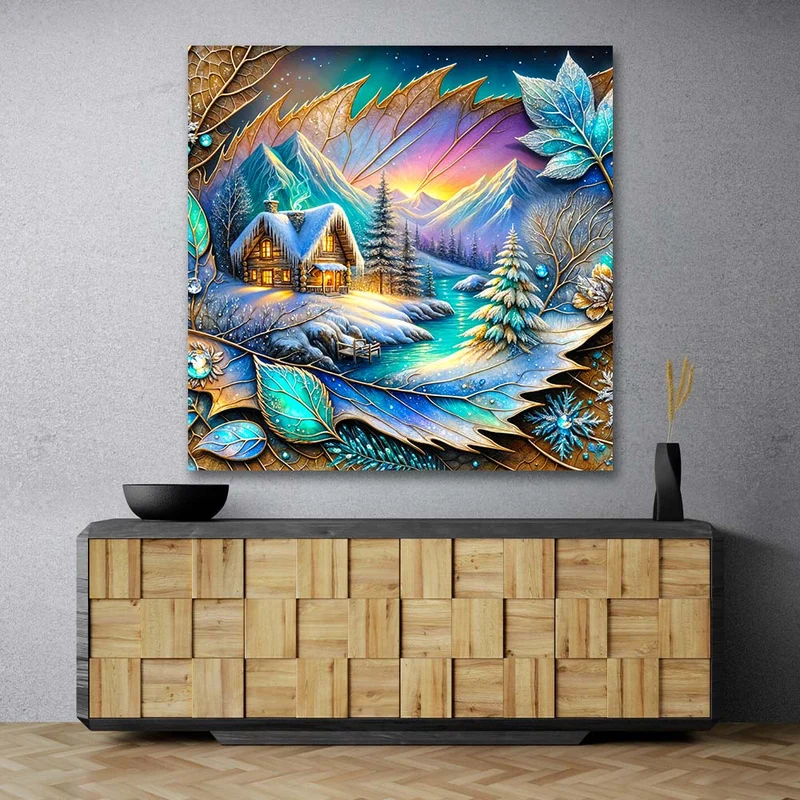 5D Diamond Painting – Frosthauch im Juwelental