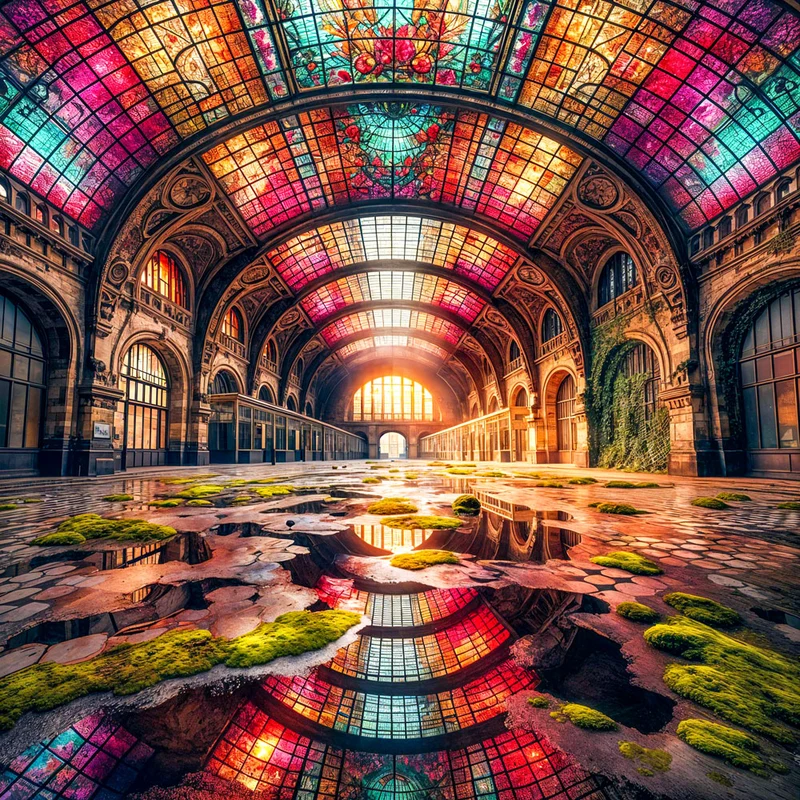 5D Diamond Painting – Das Licht der verlorenen Galerie