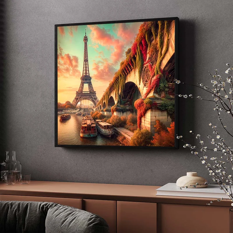 5D Diamond Painting – Verwunschenes Paris im Herbstzauber