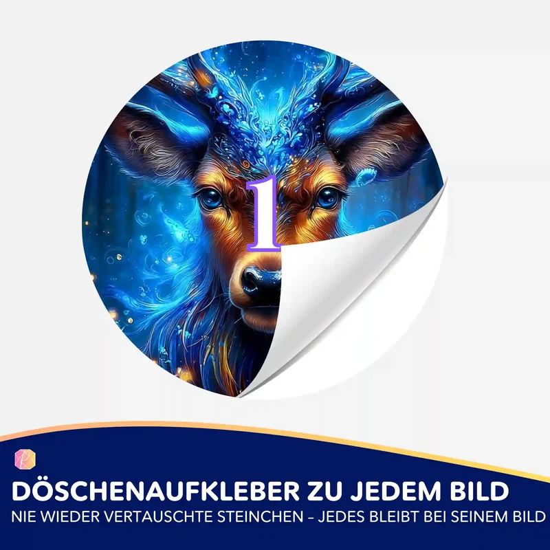 Döschenaufkleber - Wächter des Waldes