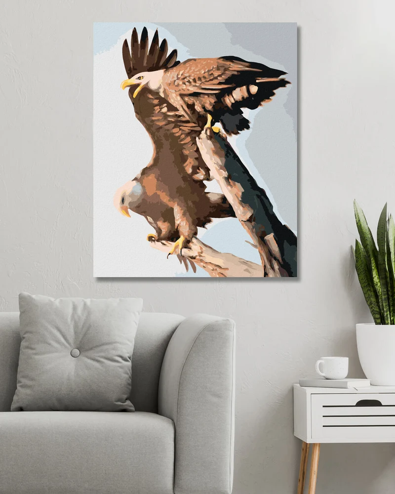 Diamond painting - ADLERPAAR (D. RUSTY RUST)