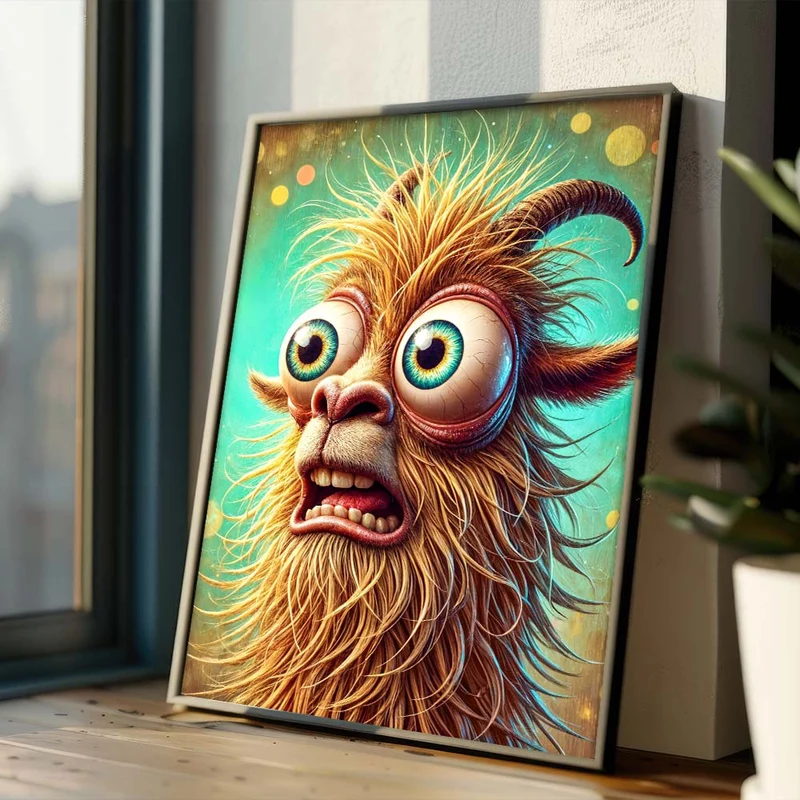 5D Diamond Painting – Glubschi, der verwirrte Waldgeist