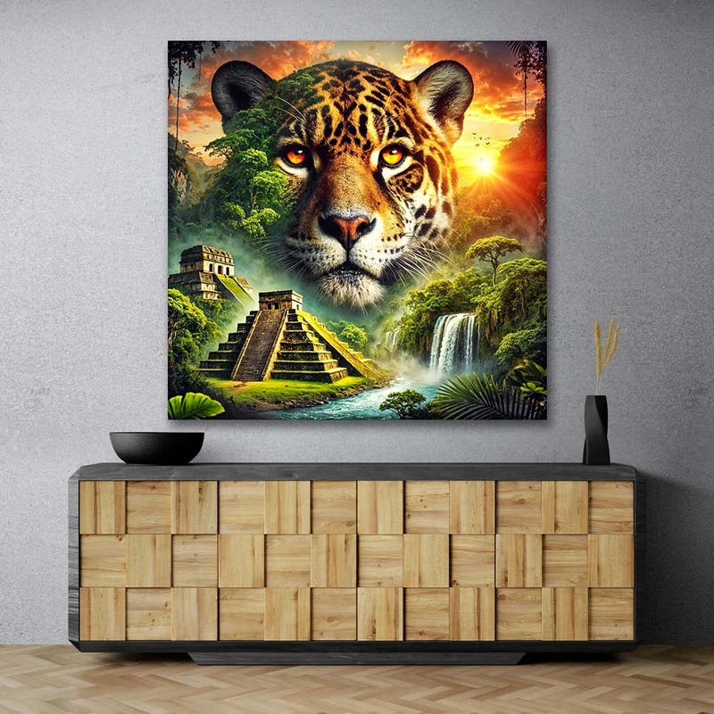 5D Diamond Painting – Der Wächter der Maya-Ruinen