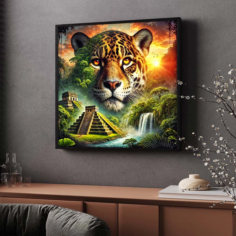 5D Diamond Painting – Der Wächter der Maya-Ruinen